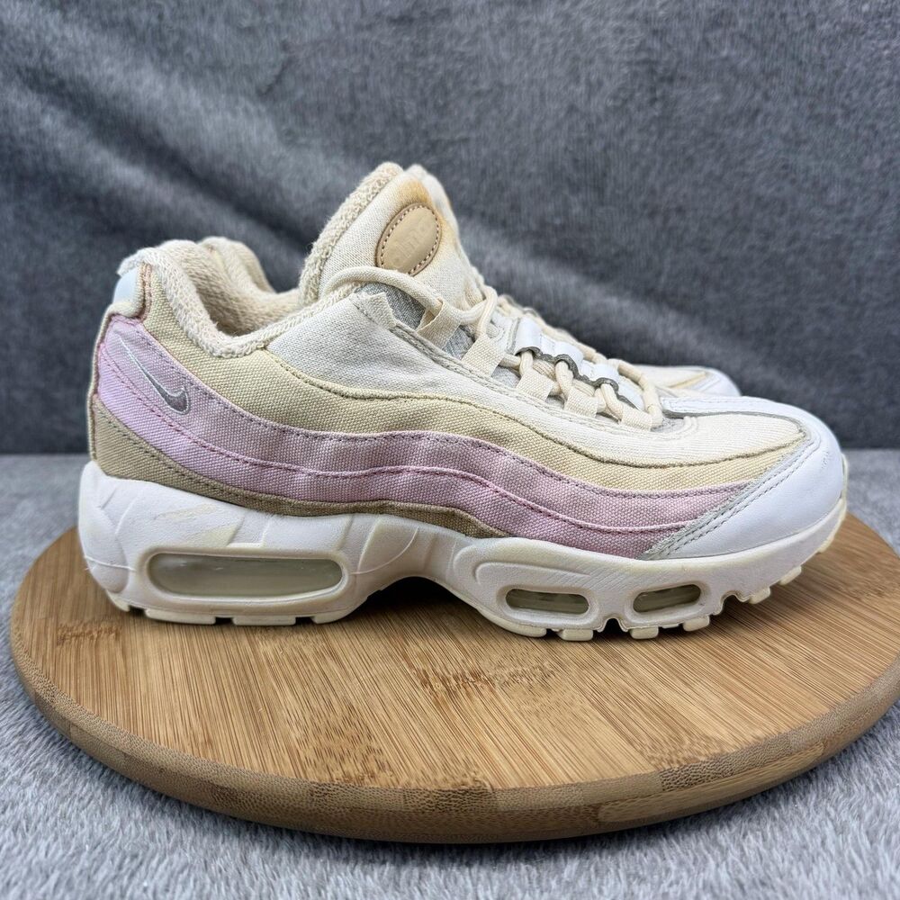 Nike Air Max 95 Shoes Womens Size 8 Beige Pink Colorblock Sneakers CD7142-700